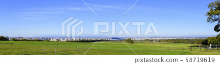 札幌市立高岡展望台（全景）看到的風景 58719619