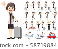 Travel, office worker, female 58719884
