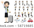 Travel, office worker, female 58719885