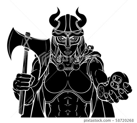 Spartan Trojan Female Warrior Gamer Woman 58720268