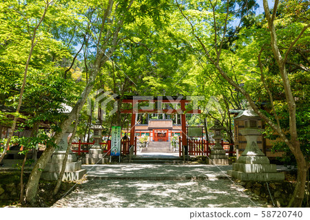 Sanno Torii Oharano Shrine approach Sanno Torii Oharano Shrine approach 58720740