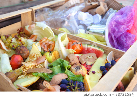 Different trash. Garbage sorting Different trash. Garbage sorting 58721584