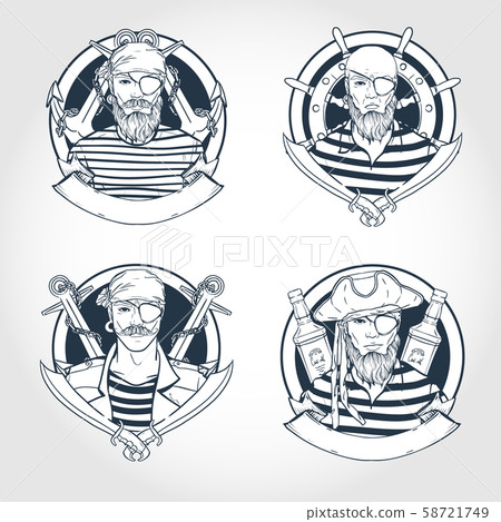 Set of pirate Set of pirate 58721749