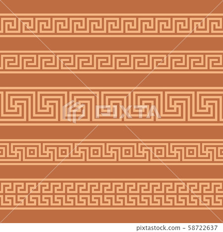 Greek border ornaments Greek border ornaments 58722637