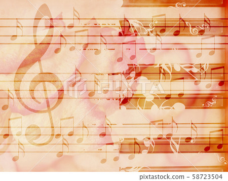 Soft grunge music background with piano Soft grunge music background with piano 58723504