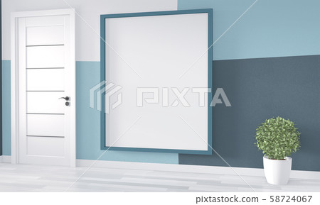 Ideas of frame on room Geometric Wall Art Paint 58724067