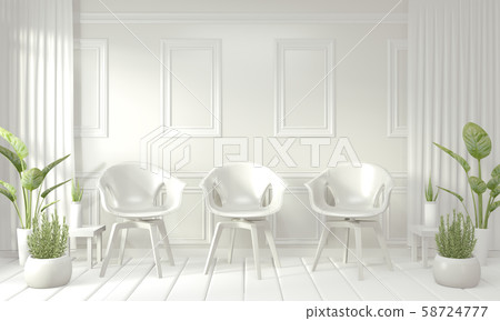 Empty room interior design.3D rendering 58724777