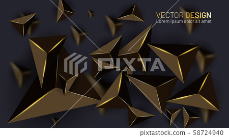 Abstract vector background with golden light and blurred shadow Abstract vector background with golden light and blurred shadow 58724940