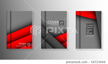 Cover book with a geometric design background. - Stock Illustration ...