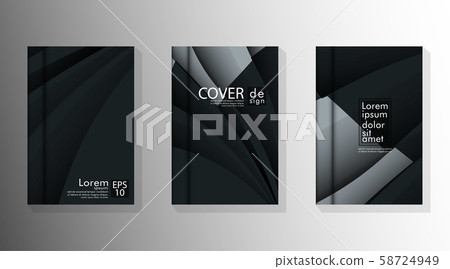 Cover book with a geometric design background. - Stock Illustration ...