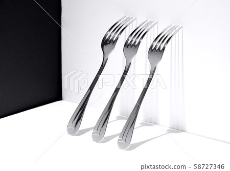 three forks on white three forks on white 58727346