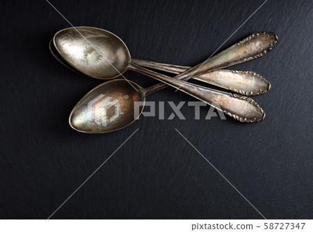 three old teaspoons three old teaspoons 58727347