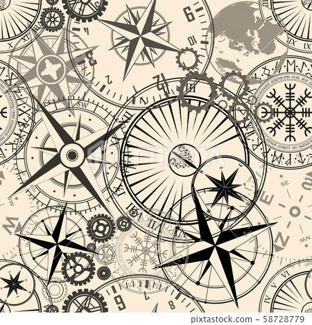 Seamless disegn elements background 58728779