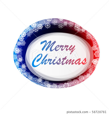 Merry Christmas frame background 58728781