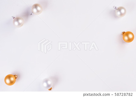 Christmas Holiday Balls isolated on a white background 58728782