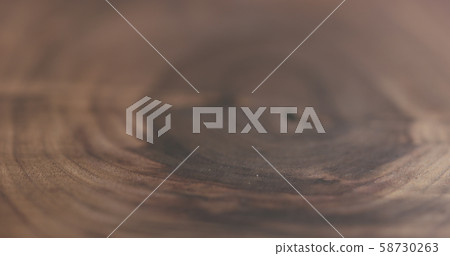 closeup of oil finished black walnut wood surface closeup of oil finished black walnut wood surface 58730263