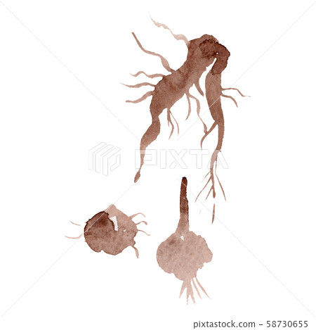 Medical pharmacy symbol. Watercolor background illustration set. Isolated pharmacy illustration 58730655