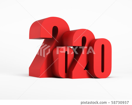 2020 Happy new year creative design background or 2020 Happy new year creative design background or 58730937