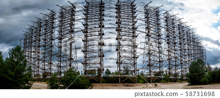 Duga radar in the Chernobyl Duga radar in the Chernobyl 58731698