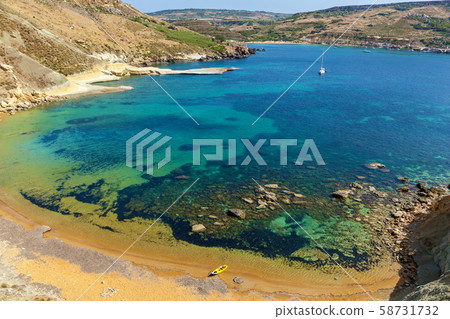 beach riviera malta 58731732