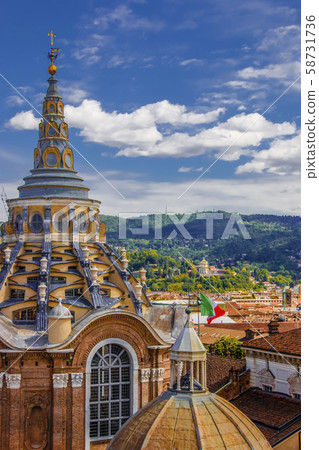 Dome of Real Chiesa di San Lorenzo, Torino. 58731736