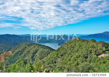 [Rainbow Line Summit Park Observatory] Kiyama, Wakasa-cho, Mikatakaminaka-gun, Fukui Prefecture 58733994