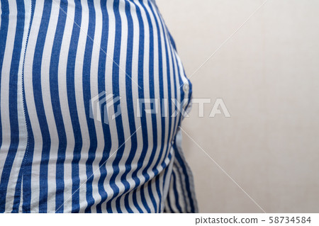 Fat Asian Man with Belly Fat Asian Man with Belly 58734584