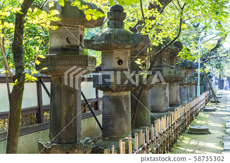 [東京]上野東照宮神社燈籠 58735302