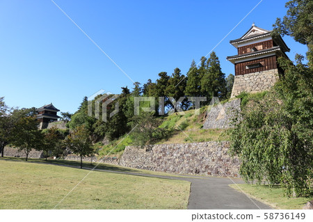 ■上田城■霞崎懸崖■齋藤市南東■真田幸村和真田正幸■長野縣上田縣■陽光明媚 58736149