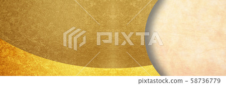 Gold banner material Gold banner material 58736779