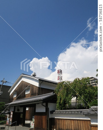 Around Uozaki Station Uozakigo Landscape along the Sumiyoshi River Around Uozaki Station Uozakigo Landscape along the Sumiyoshi River 58736815