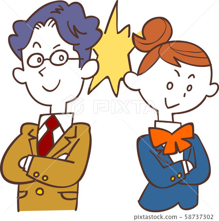 男女學生袖手旁觀 58737302