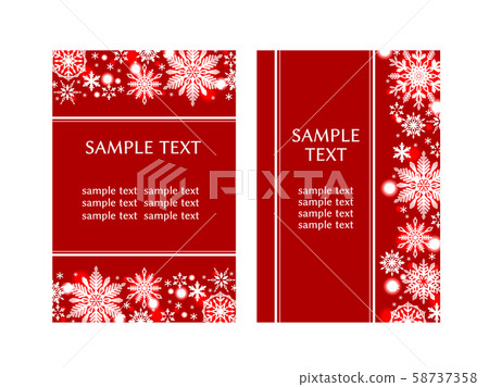 Illustration background with snowflakes 58737358