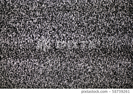 No signal on television monitor, Static noise bad tv black and white 58739261