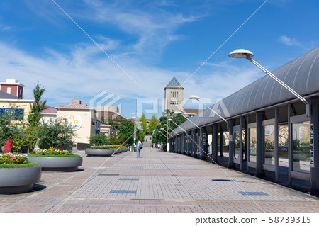 Scenery in front of the station Minami-Osawa Station 58739315