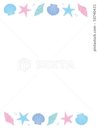 Shell frame vertical - Stock Illustration [58740431] - PIXTA