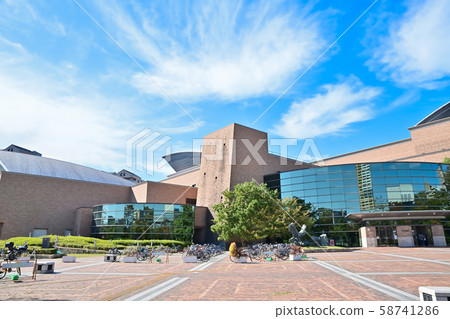 Fukuoka City Landscape Fukuoka City General Library Fukuoka City Landscape Fukuoka City General Library 58741286