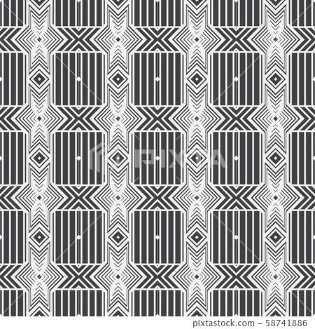 Seamless geometric vector pattern. - Stock Illustration [58741886] - PIXTA