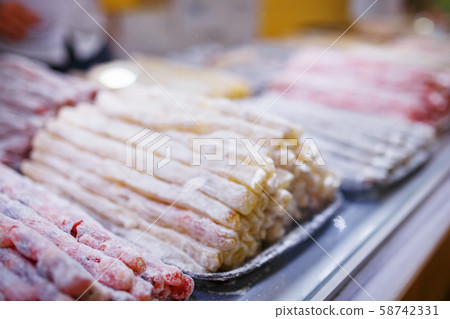 Eastern sweets, confectionery on the counter, Eastern sweets, confectionery on the counter, 58742331