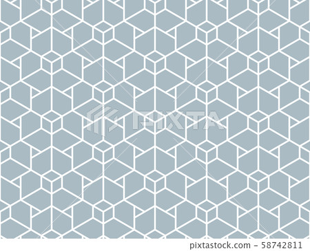 The geometric pattern with lines. Seamless The geometric pattern with lines. Seamless 58742811