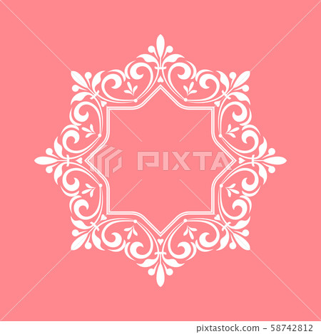 Decorative frame Elegant element for design in Decorative frame Elegant element for design in 58742812