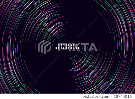 Lines composed of glowing circle backgrounds Lines composed of glowing circle backgrounds 58744016