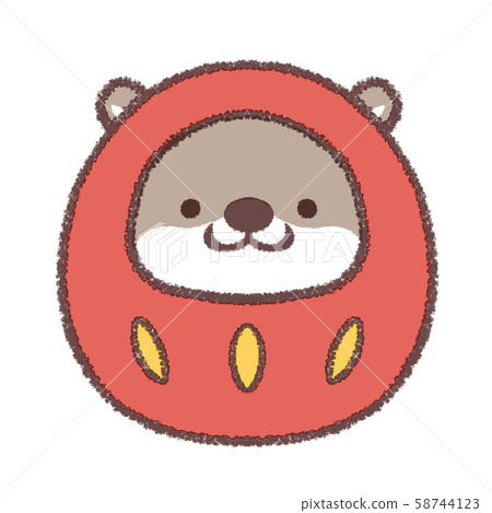 達魯瑪水獺-無背景 58744123