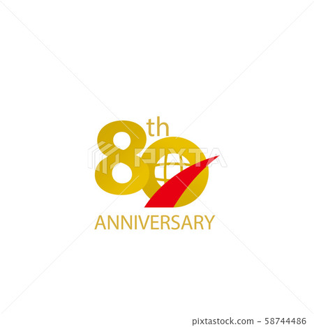 80th anniversary logo 58744486