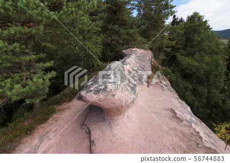 Devilish rocks - bizarre rock formation 58744883