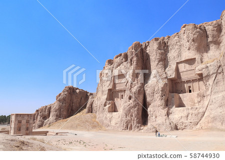 Royal tombs and Cube of Zoroaster, Iran 58744930