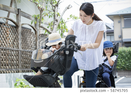  Female Mamachari Bicycle Pick-up Commuter Commute Housewife 58745705