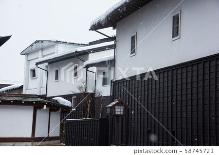 Gifu Prefecture Hida Furukawa Town of white walls 58745721