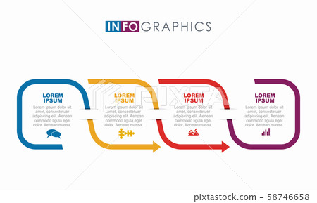 Infographic design template with place for your data. Vector illustration. Infographic design template with place for your data. Vector illustration. 58746658