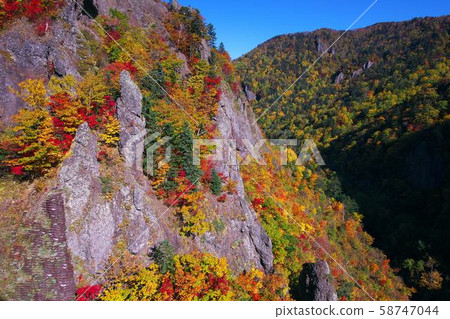 Late autumn of Toyohira Gorge Late autumn of Toyohira Gorge 58747044